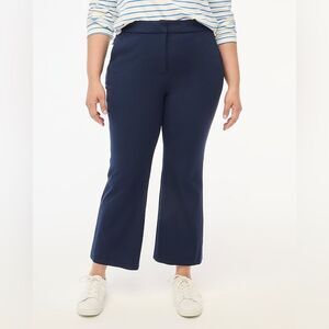 010- bg357 plus size 14 J.Crew Kelsey flare pant in navy